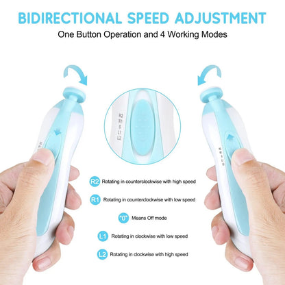 Multifunctional Baby Electric Nail Trimmer